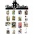 Khush Its Amazing Wood Best Ever Brother Hanging Photo Display, DIY Picture Photo Frame Collage Set Includes Multi colour Clips