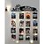 Khush Its Amazing Home Decor Wood My Journey With LED Light Hanging Photo Display, DIY Picture Photo Frame Collage Set Includes Multi colour Clips