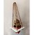 Khush Its Amazing Wood Hanging Planter Shelf Plant Hanger Decorative Flower Pot Rack with Rope Home Decor Hanging Planter( 1 Pot White Planter)