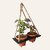 Khush Its Amazing Wood Hanging Planter Shelf Plant Hanger Decorative Flower Pot Rack with Rope Home Decor Hanging Planter ( 2 Pot Black Planter)