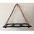 Khush Its Amazing Wood Hanging Planter Shelf Plant Hanger Decorative Flower Pot Rack with Rope Home Decor Hanging Planter ( 3 Pot Black Planter)
