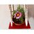 Khush Its Amazing Plant Macrame Hanger Shelf Indoor Hanging Planter Shelf Plant Hanger Shelf Boho Home Decor Cotton Rope (Maroon)