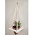 Khush Its Amazing Plant Macrame Hanger Shelf Indoor Hanging Planter Shelf Plant Hanger Shelf Boho Home Decor Cotton Rope (White)