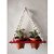 Khush Its Amazing Plant Macrame Hanger Shelf Indoor Hanging Planter Shelf Plant Hanger Shelf Boho Home Decor Cotton Rope (Maroon)