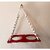 Khush Its Amazing Plant Macrame Hanger Shelf Indoor Hanging Planter Shelf Plant Hanger Shelf Boho Home Decor Cotton Rope (Maroon)