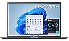 LG Gram 17 Intel Evo 11th Gen i7 Thin , Light Laptop 2K+ IPS 16:10 Display 16 GB RAM/ 512 GB SSD/ Windows 11 / Iris Xe Graphics/ Thunderbolt 4/ USC -C x 2 / 1.35 kg Black/ 3Yr Warranty 17Z90P