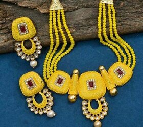 Alloy Gold-plated Jewel Set  (Gold)