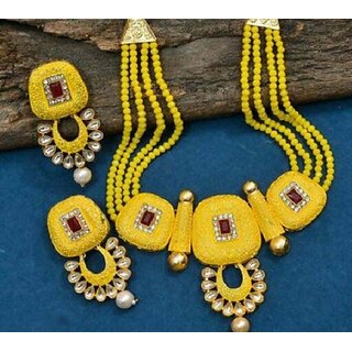 Alloy Gold-plated Jewel Set  (Gold)