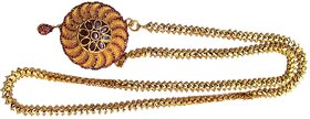 S L GOLD Micro Plated Ileana Doller Chain N25