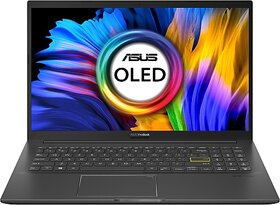 ASUS VivoBook K15 OLED (2022) Core i3 11th Gen - (8 GB/256 GB SSD/Windows 11 Home) K513EA-L302WS Thin and Light Laptop(15.6 inch, Indie Black, 1.80 kg, With MS Office)