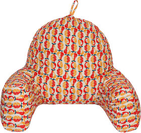 Flipon Bearust Back Supprot Pillow  Soft Cotton Outer Cover With Inner Cover and Zipper Watching T.v/ Working/ Gaming