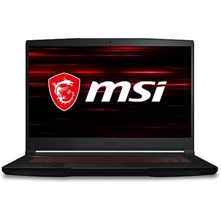 MSI GF63 Thin Core i7 10th Gen - (8 GB/1 TB HDD/256 GB SSD/Windows 10 Home/4 GB Graphics/NVIDIA GeForce GTX 1650 Max Q/60 Hz) GF63 Thin 10SCXR-1617IN / GF63 Thin 10SC-610IN Gaming Laptop(15.6 inch, Black, 1.86 KG)