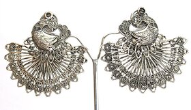 S L GOLD Peacock Aditi Rao Design Earring E28