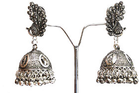 S L GOLD Peacock Parineeti Design Earring E29