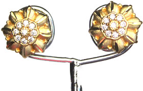 S L GOLD 1 Gram Micro Plated Aachi manorama Earring E22