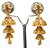 S L GOLD 1 Gram Micro Plated Ramba Earring E13