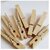 SRIND Biodegradable ECO-Friendly Wooden Cloth Clips(50p) | Wooden Clips | Environmental Friendly| Decoration| Clips for Art and Craft Work| Cloth pegs| Photo Hanging| Bamboo Clips |Multipurpose Peg|