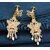 S L Gold 1 Gram Micro Plated Butterfly Design Earring