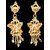 S L Gold 1 Gram Micro Plated Butterfly Design Earring