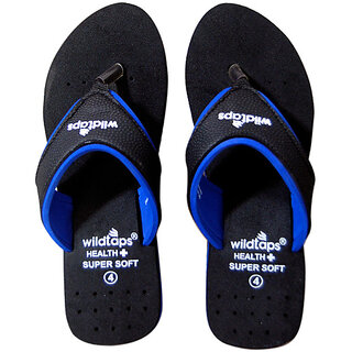 Wildtaps Health+Supersoft Slipper for Ladies & Girls in Blue color size 4