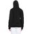 TEESTORE Women's Focus Polyester Cotton 300 GSM Hoodie Sweatshirt  - Black