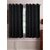 Styletex Polyester Window Curtain Black Pack of 2 Pcs