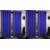 Styletex Polyester Door Curtain Multicolor::Blue Pack of 4 Pcs