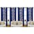Styletex Polyester Window Curtain Blue Pack of 4 Pcs
