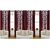 Styletex Polyester Long Door Curtain Maroon Pack of 4 Pcs
