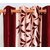 Styletex Polyester Long Door Curtain Maroon Pack of 4 Pcs