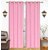 Styletex Polyester Window Curtain Pink Pack of 2 Pcs