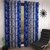 Styletex Polyester Window Curtain Blue Pack of 2 Pcs