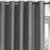 Styletex Polyester Long Door Curtain Grey Pack of 2 Pcs