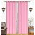 Styletex Polyester Door Curtain Pink Pack of 2 Pcs