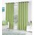 Styletex Polyester Window Curtain Green Pack of 2 Pcs