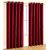Styletex Polyester Door Curtain Maroon Pack of 4 Pcs