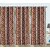 Styletex Polyester Window Curtain Brown Pack of 3 Pcs