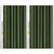 Styletex Polyester Long Door Curtain Green Pack of 5 Pcs