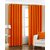 Styletex Polyester Door Curtain Orange Pack of 2 Pcs