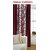 Styletex Polyester Door Curtain Maroon (Single Piece)  Pack of 1