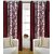 Styletex Polyester Door Curtain Maroon (Single Piece)  Pack of 1