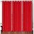 Styletex Polyester Door Curtain Red Pack of 3 Pcs