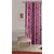 Styletex Polyester Long Door Curtain Maroon (Single Piece)  Pack of 1