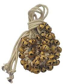 Kathak, Odissi, Bharatanatyam white dori Ghungroo (50 Bells)