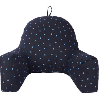 Flipon Bearust Back Supprot Pillow  Soft Velvet Outer Cover with Inner Cover and Zipper Watching T.v/ Working/ Gaming