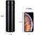 Innotek Stainless Steel Smart Vacuum Flask Insulated Water Bottle with LED Temperature Display (Black)