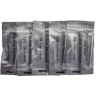 12G PIERCING NEEDLES ( PACK OF 5)