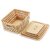 Selvel Euro Plastic Storage Basket-Beige,Set of 5