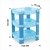 Selvel Home Beautiful 3 Rack Shelves, Blue