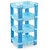 Selvel Home Beautiful 4 Rack Shelves, Blue